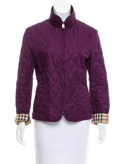 burberry women's puffer jacket|burberry nova check quilted jacket.